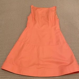 Sinclaire 10 cotton dress in coral SZ8